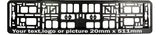2x CUSTOM TEXT PHOTO LOGO DESIGN BLACK Car Number Plate Surround Holder FOR ANY CAR