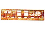 FIRE FLAMES 3D TUNING Car Number Plate Surround Holder FOR ANY CAR TRUCK VAN