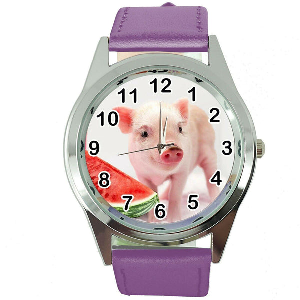 BABE PIGLET PIG LOVER HOG CUTE PIGGY FILM MOVIE PURPLE LEATHER CD DVD TV WATCH
