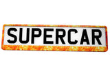 FIRE FLAMES 3D TUNING Car Number Plate Surround Holder FOR ANY CAR TRUCK VAN