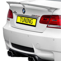 2x Black Hinged Car Number Plate Surround Holder FOR ANY CAR TRUCK VAN TRAILER