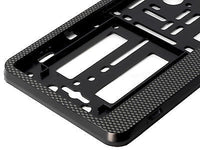 CARBON FIBER CAR TUNING LICENSE NUMBER PLATE HOLDER SURROUND FRAME ANY CAR