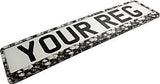 SKULLS TUNING Car Number Plate Surround Holder FOR ANY CAR, TRUCK VAN TRAILER