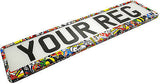 STICKERS TUNING Car Number Plate Surround Holder FOR ANY CAR, TRUCK VAN TRAILER