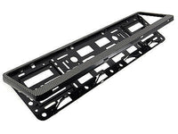 CARBON FIBER CAR TUNING LICENSE NUMBER PLATE HOLDER SURROUND FRAME ANY CAR