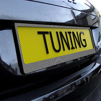 CARBON FIBER CAR TUNING LICENSE NUMBER PLATE HOLDER SURROUND FRAME ANY CAR