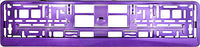 PURPLE CHROME Car Number Plate Surround Holder FOR ANY CAR, TRUCK VAN TRAILER