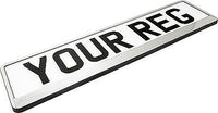 CHROME FRONT Car Number Plate Surround Holder FOR ANY CAR TRUCK VAN TRAILER CAR