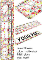 FLOWERS TUNING Car Number Plate Surround Holder FOR ANY CAR, TRUCK VAN TRAILER