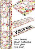 FLOWERS TUNING Car Number Plate Surround Holder FOR ANY CAR, TRUCK VAN TRAILER