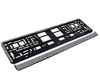 CARBON RALLY Car Number Plate Surround Holder FOR ANY CAR TRUCK VAN TRAILER