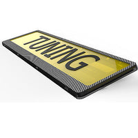 CARBON FIBER CAR TUNING LICENSE NUMBER PLATE HOLDER SURROUND FRAME ANY CAR