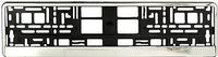 2x CHROME FRONT Car Number Plate Surround Holder FOR ANY CAR TRUCK VAN TRAILER