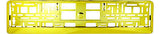 SUPER CHROME GOLD Car Number Plate Surround Holder FOR ANY CAR TRUCK VAN TRAILER