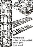 SKULLS TUNING Car Number Plate Surround Holder FOR ANY CAR, TRUCK VAN TRAILER