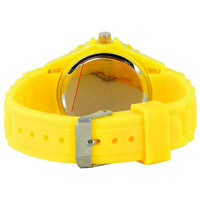 YELLOW PLUSH GO VIDEO GAME YELLOW SILICONE FILM MOVIE STEEL ROUND DVD WATCH