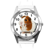 WHITE LEATHER GUINEA PIG MINI HOG CAVIA CUTE SWINKA MORSKA FILM CD DVD TV WATCH