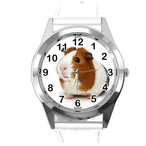 WHITE LEATHER GUINEA PIG MINI HOG CAVIA CUTE SWINKA MORSKA FILM CD DVD TV WATCH