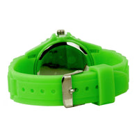 GREEN SILICONE quartz WATCH for LGBT RAINBOW PRIDE GAY THANK YOU NHS STAY SAFE