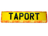 FIRE FLAMES 3D TUNING Car Number Plate Surround Holder FOR ANY CAR TRUCK VAN