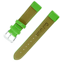 1x Green Color Mens Ladies High Quality Soft Leather Watch Slim Band Strap 22mm