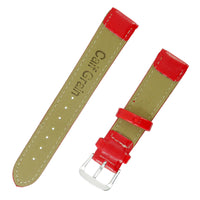 1x Red Color Mens Ladies High Quality Soft Leather Watch Slim Band Strap 18mm