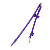 1x Purple Sheen Color High Quality Soft Leather Watch Slim Band Strap 18mm
