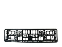 2x HIGH PERFORMANCE 3d TUNING Car Reg License Number Plate Surround Holder Frame