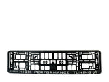 2x HIGH PERFORMANCE 3d TUNING Car Reg License Number Plate Surround Holder Frame