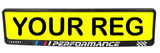 2x TAPORT PERFORMANCE 3d TUNING Car License Number Plate Surround Holder Frame
