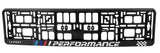 2x TAPORT PERFORMANCE 3d TUNING Car License Number Plate Surround Holder Frame