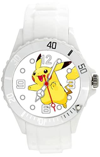 White Silicone Band Quartz Watch for Yellow Plush Fans
