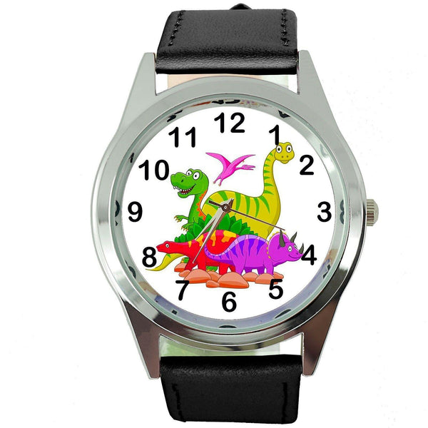 DINOSAURS Steel BLACK LEATHER FILM MOVIE CARTOON ANIMATION DVD WATCH